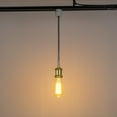 thumbnail image 4 of FSLiving H Type Track Light,Gold Iron Socket DIY Spot Lighting Flexibly Silver Rotatable Goose Neck Head Adjustable Island Lighting Mini Halo Track Mounted Light Bar for Kitchen Island,12 inches, 4 of 9