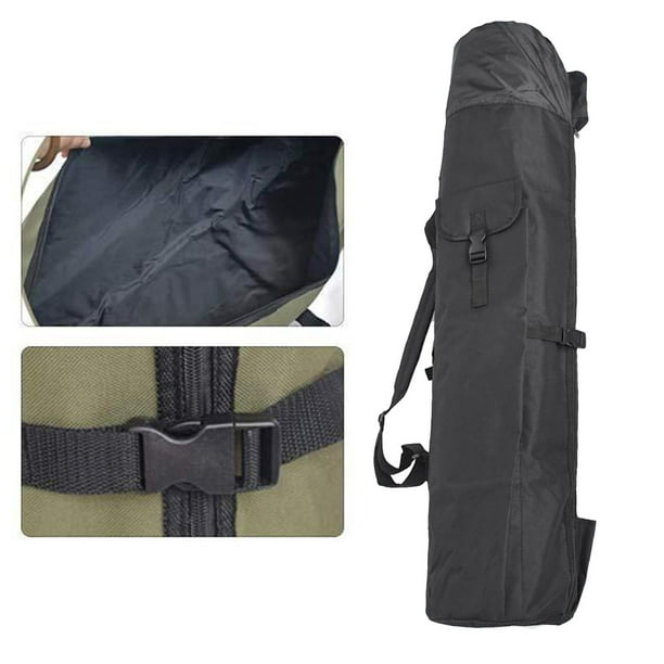 Xuanheng Portable Fishing Rod Bag Shoulder Pole Carry Holder Travel Storage Black Black