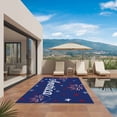 thumbnail image 3 of American Independence Day Outdoor Rug for Patio/Deck/Porch, Non-Slip Large Area Rug 3 x 5 Ft, Red Blue Fireworks Retro Stars Indoor Outdoor Rugs Washable Area Rugs, Camping Rug Carpet Runner, 3 of 8