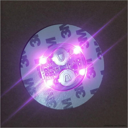

5/10X LED Lights Cup Sticker Flash Luminous Bottle Cup Mat Coaster Bar Wine Mat