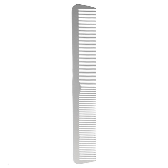 Necvior Professional Salon Stainless Steel Sliver Comb Hair Styling Tool For Men & Women