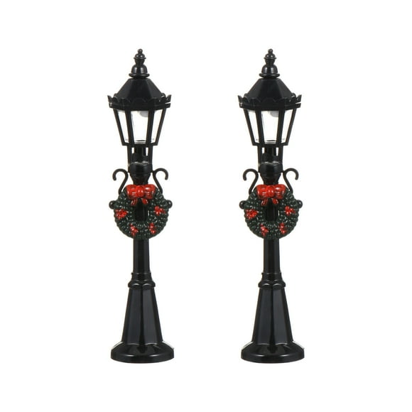 2pcs Chic Simulation Night Lamp Decor Miniature Light Model Mini House Supply