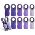 thumbnail image 1 of HAHDAXIA 10 Pc Bag Clips with Magnet- Food Clips, Chip Clips, Bag Clips for Food Storage with Air Tight Seal Grip, Snack Bags and Food Bags (Lavender), 1 of 4