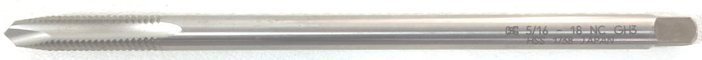 OSG 12953-00 3/8-16-6 3FLUTES CLEAR HSS G H3 EXTENDED TAP 