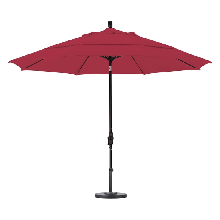 belham living 9-foot sunbrella deluxe-tilt aluminum patio umbrella Treasure Garden Anthracite Auto Tilt Octagon Canopy, 9 ' Owners can simply crank open their umbrella and push a button to tilt the canopy toward the sun Galtech Quick Ship Commercial 9
