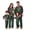 Forest Green & Burgundy Plaid, variant on Onlypjs Family Christmas Pajamas Matching Sets Christmas Tree Graphic Raglan Tops Plaid Pants Holiday Sleepwear Loungewear for Couples, Men and Women
