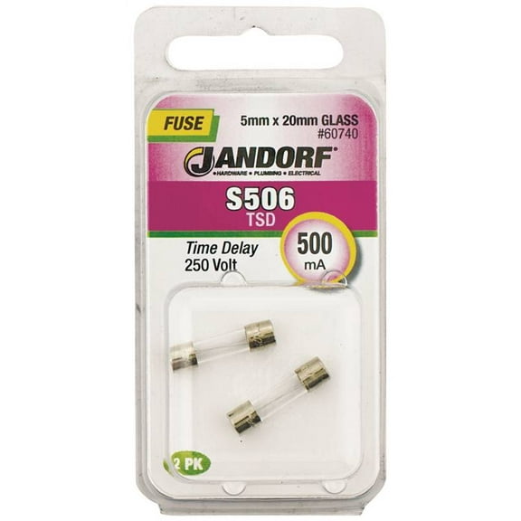 Jandorf Specialty Hardw Fuse S506 500Ma Time Delay 60740