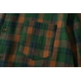 thumbnail image 6 of SSLR Flannel Shirts for Men, Long Sleeve Button Down Shirt Lightweight Plaid Brushed Casual, 6 of 8