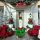 thumbnail image 4 of Herunwer Christmas Elf Porch Goose Outfits for Lawn Statue, Costume for Plastic/Cement Goose Statue, Xmas Sculpture Clothes for Holiday Garden Yard Patio Party Decoration, 4 of 9