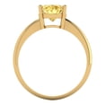 thumbnail image 4 of Clara Pucci 14K Yellow Gold 2ct Citrine Solitaire Ring for Women, 4 of 7