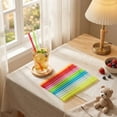 thumbnail image 6 of 12 PCS Reusable Plastic Straws for Tumblers, Hard Plastic Drinking Straws with Stopper Rings, BPA-Free Colorful Smoothie Straws for Party Supplies, 9 Inch C, 6 of 6