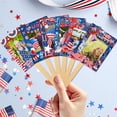 thumbnail image 1 of Accessoires Photo Patriotiques - 6 Cadres Photo Rouges, Blancs et Bleus pour la Fête de l'Indépendance avec Poignées pour Décorations de Fête du 4 Juillet, 1 of 8