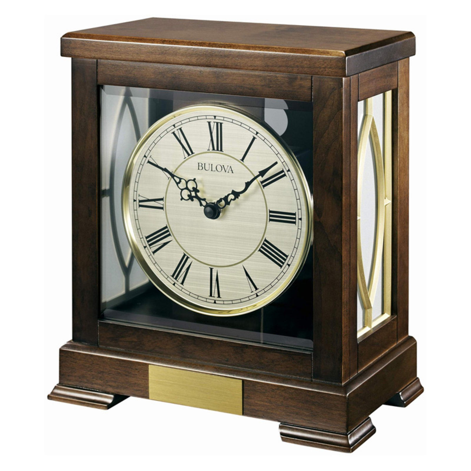 Bulova Victory Chiming Mantel Clock Walmart Com Walmart Com