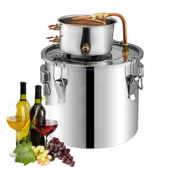 GorillaRock 1.6 gal Water Distiller with In-Built Thermometer, Stainless Steel