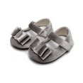 thumbnail image 2 of Yoyauz Baby Girl Mary Jane Shoes Anti Slip Rubber Sole Ballet Slippers Princess Dress Wedding Shoes Newborn Kids Shoes Toddler Shoes（0-12 Month）, 2 of 9