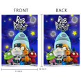 thumbnail image 4 of Rob el Robot-bandera de jardín temática. Regalo perfecto para fans, amigos y familiares, ideal para actividades al aire libre y decoración de fiestas.28CM*45CM, 4 of 5