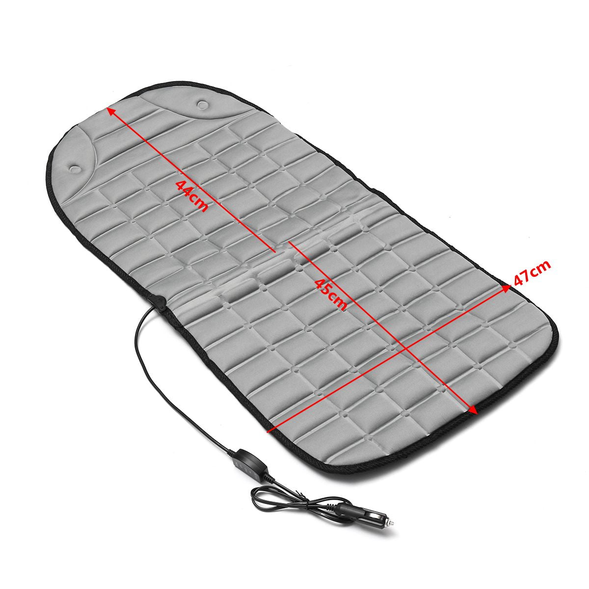 12V Electric Heated Seat Cushion Winter Warmer Nonslip Heated Seat Cover Universal Fit for Auto