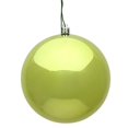 thumbnail image 1 of Vickerman 10" Lime Shiny Ball Christmas Ornament, 1 of 1