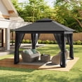 thumbnail image 2 of Lofka 10x10 Pop Up Canopy Tent with Mosquito Netting, UV Protection Waterproof Outdoor Canopy, Height Adjustable Instant Shelter for Patio Backyard, 2 of 9