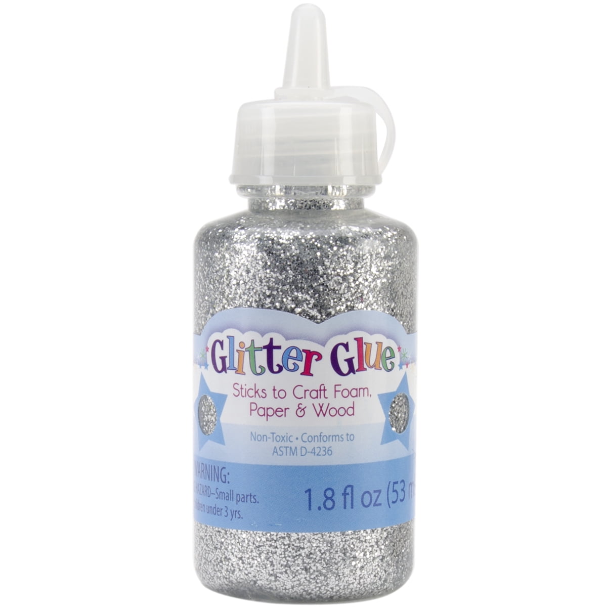 Glitter Glue 1.8ozSilver