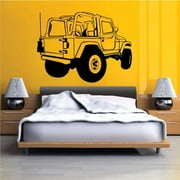 Jeep 4x4 4 x 4 Offroad Rock Climbing Vinyl Decal Car Window Stickers 03 - 36 Inches