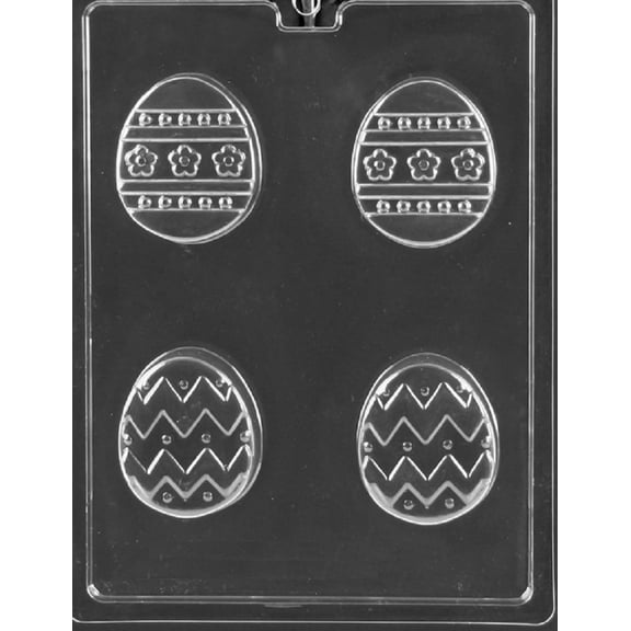 Grandmama's Goodies E479 Designer Easter Egg Oreo Cookie Chocolate Candy Soap Mold with Exclusive Molding Instructions
