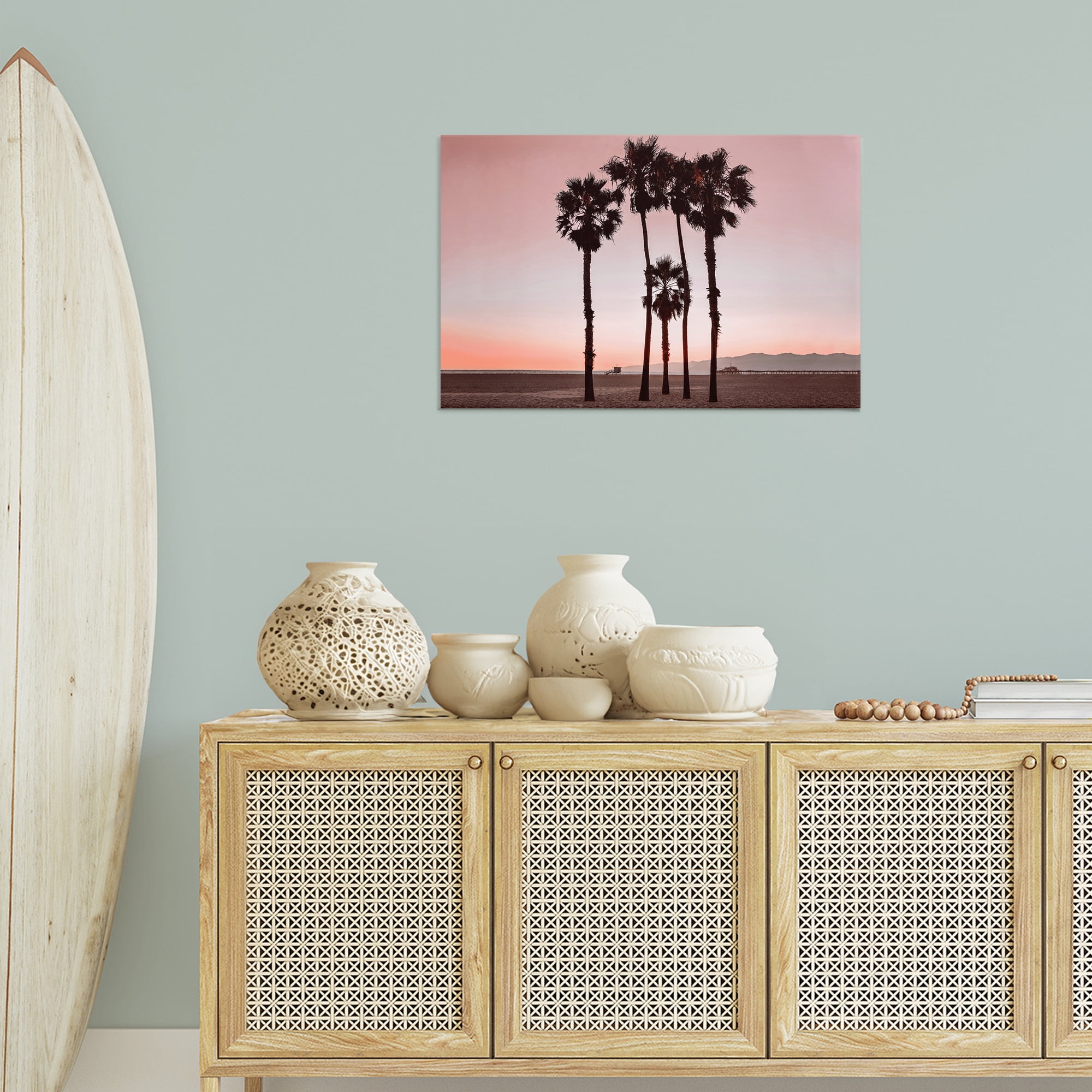 Stupell Industries Cluster of Palm Trees Nautical & Beach Photography Wrapped Canvas Art Print Wall Art, 30 x 20