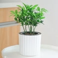 thumbnail image 4 of Worgeous  4 Pcs Self-priming Flower Pot Plant Pots Indoor Large Office White, 4 of 8