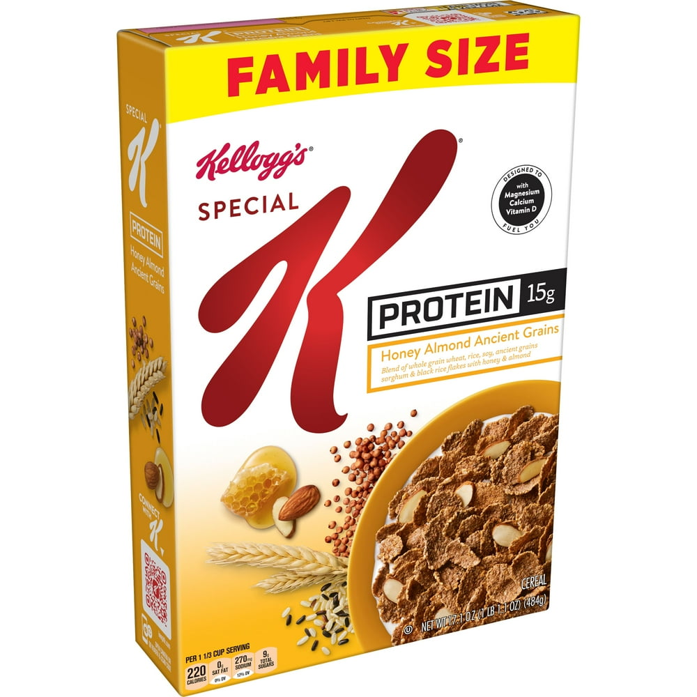 Kellogg's Special K Protein Breakfast Cereal, Made with Real Almonds