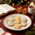 thumbnail image 4 of Cookie Stamps for Baking, 3 Pack Wooden Embossing Patterns with Handles, Christmas Kitchen DIY Cookie Decorating Tools, 4 of 4