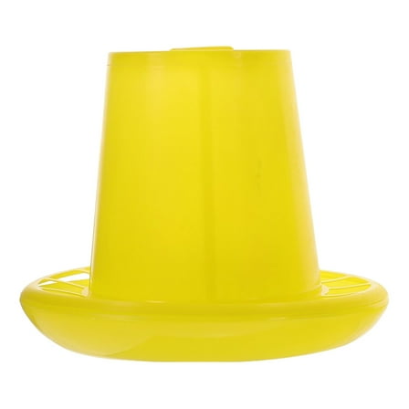 CYLINDSOME Plastic Chick Feeder Chick Food Container Poultry Feeder Chicken Feeding Holder