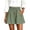 Army Green #1, variant on Plus Size A Line Shorts for Women Summer Lightweight Drawstring Baggy Shorts with Pockets Casual Pull On Elastic Waist Shorts Army Green M