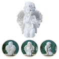 thumbnail image 4 of 1Pc Resin Angel Adornment Church Desktop Ornament Angel Statue Decor (White), 4 of 4
