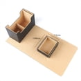 thumbnail image 5 of Caja de Baraja de Cartas con Ventana de Visualización, Caja de Baraja de Cartas con Bandeja para Dados Caja de Almacenamiento de Tarjetas Portatarjetas Magnético de 35 Puntos Gris, 5 of 5