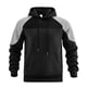 thumbnail image 4 of Sudadera con capucha para hombre, combina colores, informal, holgada, de manga larga, con bolsillo, blusa de poliéster, 4 of 7