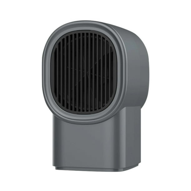 Calentador de escritorio Mini calentador de espacio pequeño Ventilador eléctrico sin hojas para habitación Oficina en casa Enchufe de EE. UU., Negro Yuarrent HA003276-01