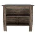 thumbnail image 3 of FM FURNITURE Brooklyn Kitchen Island with 3 Shelves Engineered Wood Brown, 3 of 8