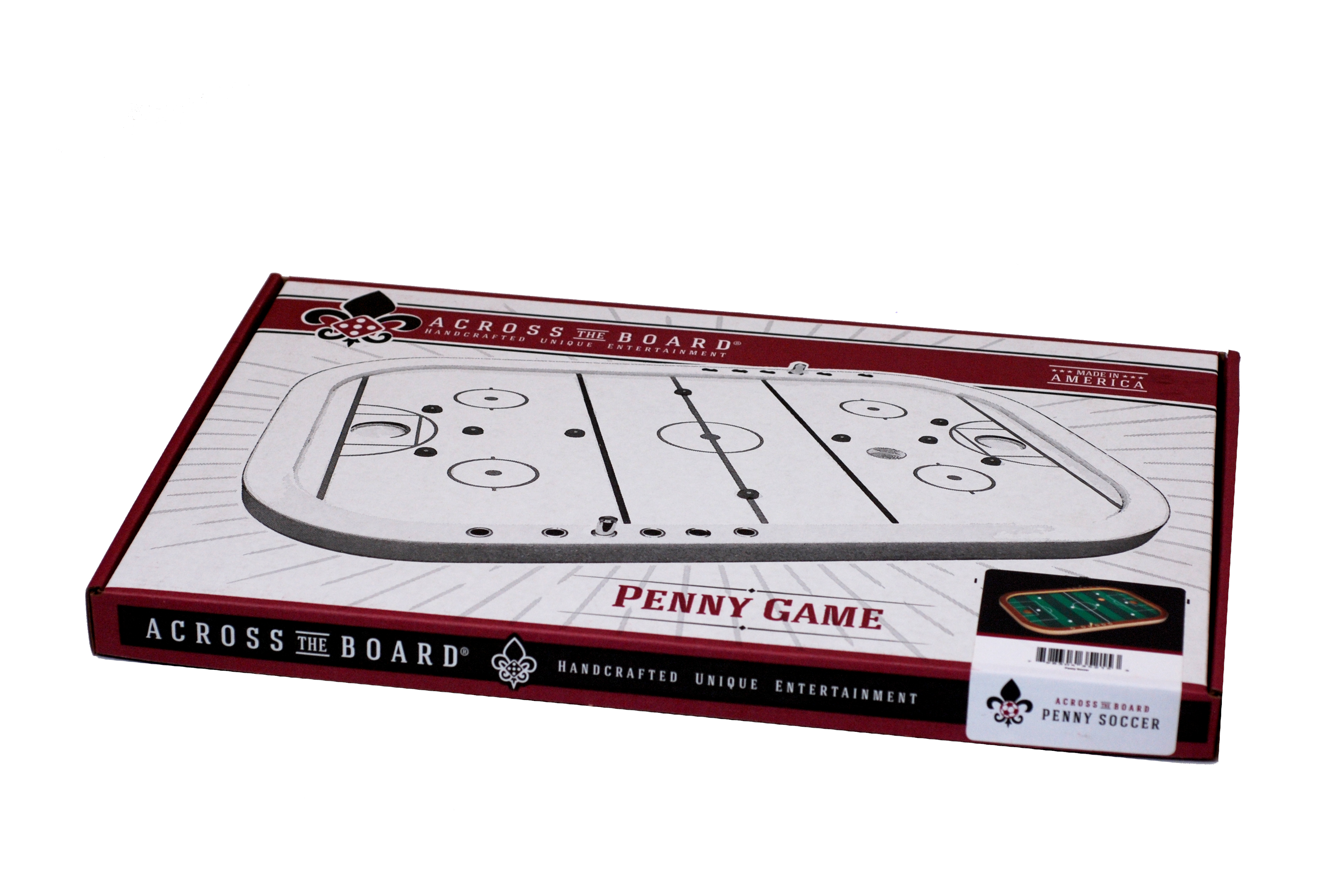 Penny Soccer Handcrafted Board Game from Across the Board  