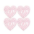 thumbnail image 3 of Nmdmisc 10Pcs Wooden Valentines Day Heart Hanging Ornament for Wedding Party/Home Decoration (Pink), 3 of 6