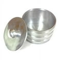 thumbnail image 2 of RUCCI 6268 Ribbed Tin Candle Holder with Cover, 2 of 2