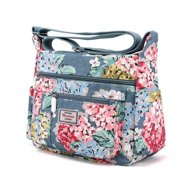 Huntermoon Women's Floral Pattern Shoulder Bag