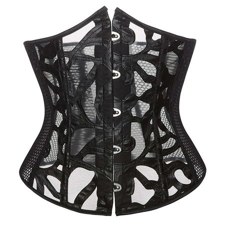 

Moxiu Clearance Renaissance Corset Tops for Women Victorian Retro Goth Steampunk Corsets Halloween Sleeveless Bodice Vest Waist Slimming Bustier