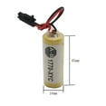 thumbnail image 7 of (20-Pack) 1770-XYC 3V 1800mAh Non-Rechargeable Battery for PLC 1770-XYC/A 1770-XYB Cell with Plug, 7 of 7