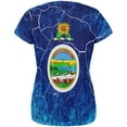 thumbnail image 2 of Kansas Vintage Distressed State Flag All Over Womens T Shirt, 2 of 2