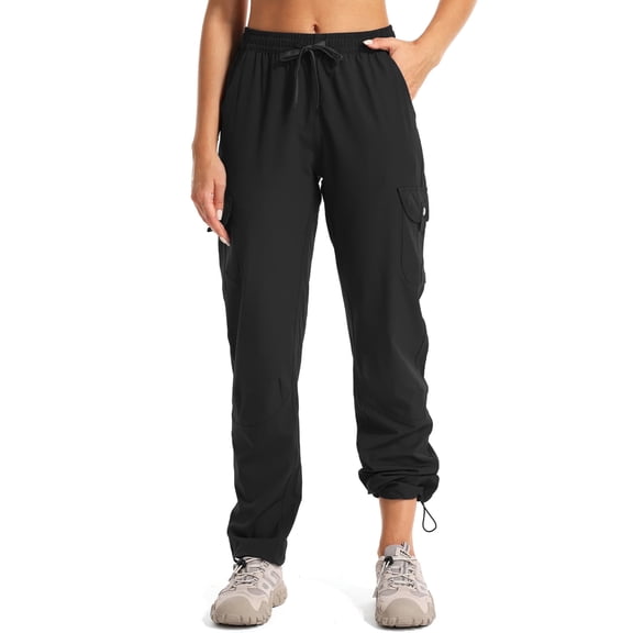 liyiyiyia Hiking Pants for Women Lightweight Quick Dry Cargo Pants Casual Safari Work Travel Outdoor Travel Clothes