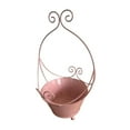 thumbnail image 3 of Vsenkes Vintage Rustic Metal Wall Planter Nordic Plant Holder for Wall Country Decor Pink, 3 of 9