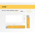 thumbnail image 3 of HOUSELABELS Compatible with DK-1208 Replacement Roll for Brother QL Label Printers; 400 Address Labels; 1-1/2" x 3-1/2" (38mm*90mm) - 60 Rolls, 3 of 7