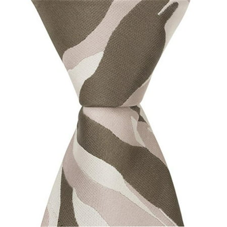 

Matching Tie Guy 5235 XN19 - 9.5 in. Zipper Necktie - Brown- Tan & White Camouflage- 6 to 18 Month