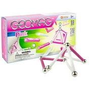 Geomag 22-Piece Construction Set with Assorted Pink Panels