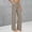 Brown, variant on Womens Linen Pants Summer Casual High Waist Straight Leg Pants Loose Fit Lightweight Lounge Trousers with Pockets, 2026 New Limited Time Offer